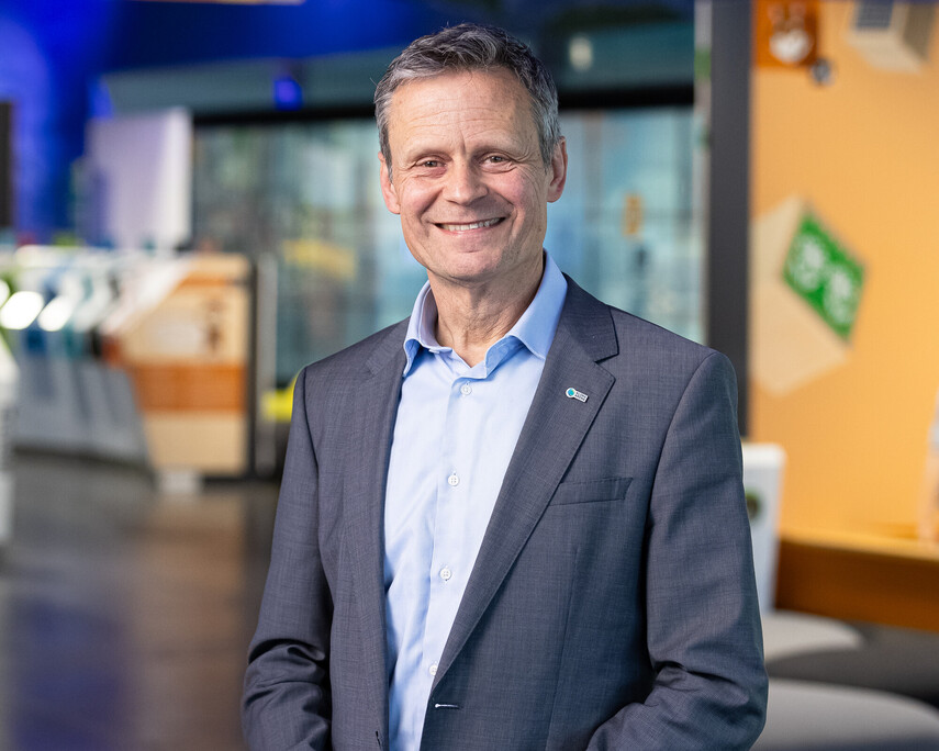Portrait von Bernd Welz, dem Vorstandsvorsitzenden der Klima Arena